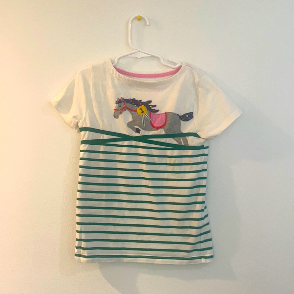 Mini Boden girls horse t-shirt